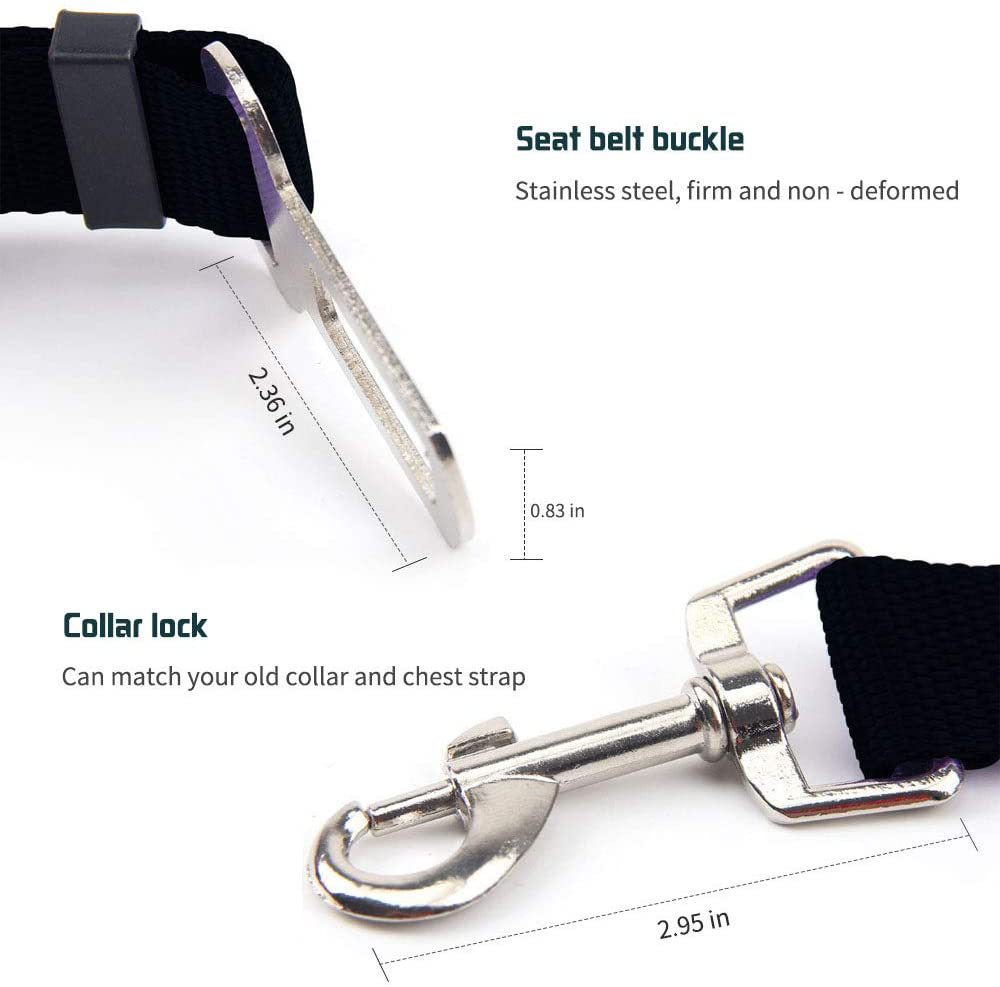 Doglys™ Adjustable Dog Car Seat Belt